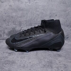 NIKE Zoom Superfly 10 Elite FG‎ Soccer Cleats Mens 6 Womens 7.5 Triple Black Nby